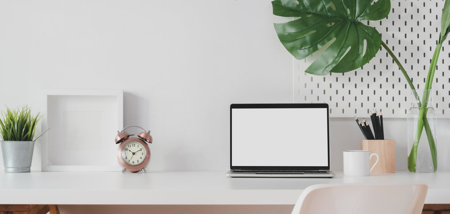 Photo of Laptop on White Table